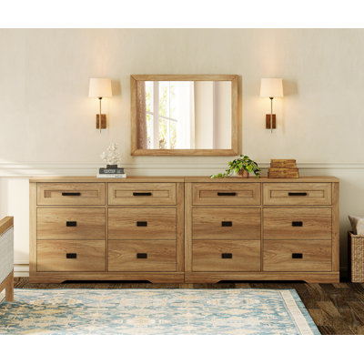 Laziza Wide Dresser for Bedroom with 12 Drawers