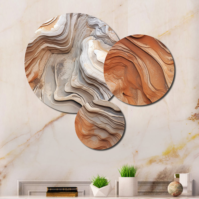 Abstract Wall Decor on Metal