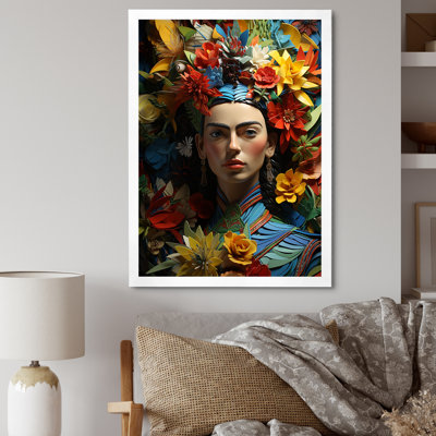 «Mexicain Frida's Spirit Photo 1 - Art mural mexicain»