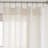Semi Sheer Scalloped Edge White Coastal Beach Window Curtains for Living Room Bedroom 2 Panels Rod Pocket-1854734669-1869890795