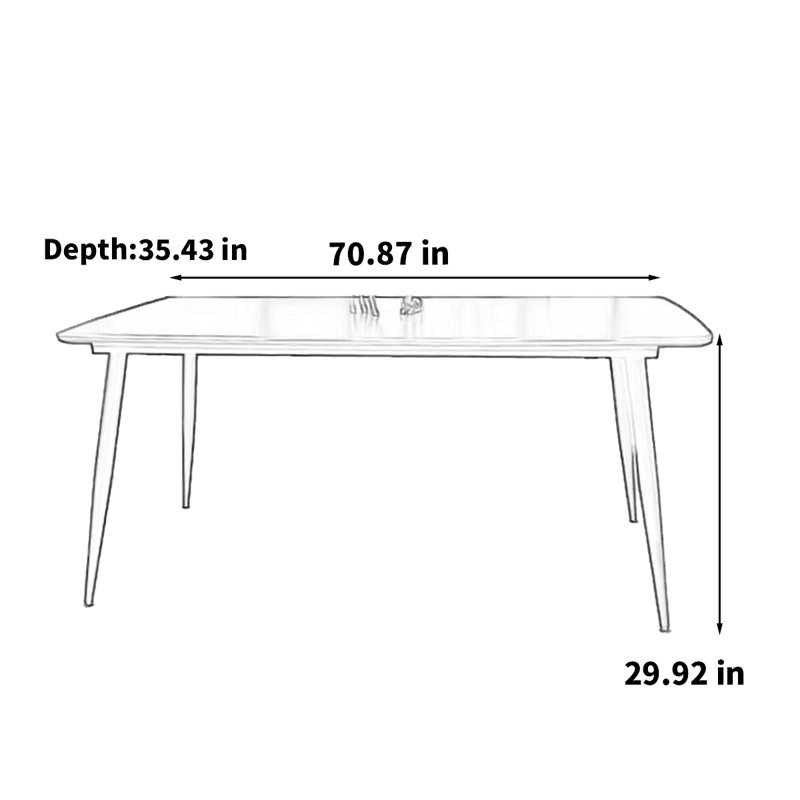 Croce, 29.92"H x 70.87"L x 35.43"W