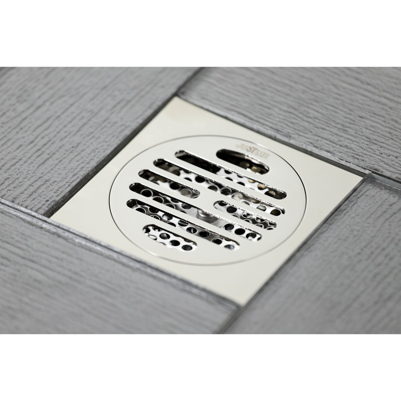 Drain de douche Watercours Symmetric Grid, Nickel poli