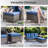 Wendye 6-Piece Outdoor Furniture Sofa Set With 2 Swivel Chairs, 2 Ottomans & 55K BTU Fire Pit Table-1297068838-1297068839