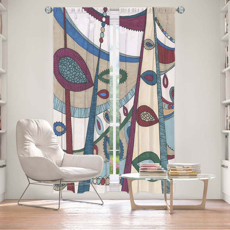 Paire de rideaux obscurcissant en polyester Baulch, L 20 po x L 82 po