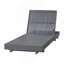 Chaise longue d'extérieur moderne en bois massif d'acacia avec inclinable réglable pour patio, terrasse, jardin, bord de piscine (sans coussins)-14857975