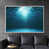 White Floater Framed