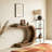 C-Shaped Modern Accent Table Hallway Table