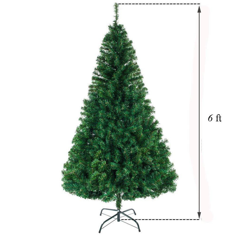 Sapin de Noël artificiel vert, 6 pi