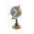 Minturn Plastic Educational/Geographic Earth Brown Globe with Wood Base