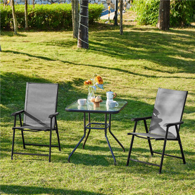 Jordin Folding Patio Dining Armchair by Arlmont & Co.