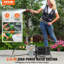 Pompe à jet 3 / 4HP SUS304 en acier inoxydable à puits peu profond, 115 volts, pompe à eau à tête maximale de 18,5 GPM et 131 pieds, pour système de jardin d'eau