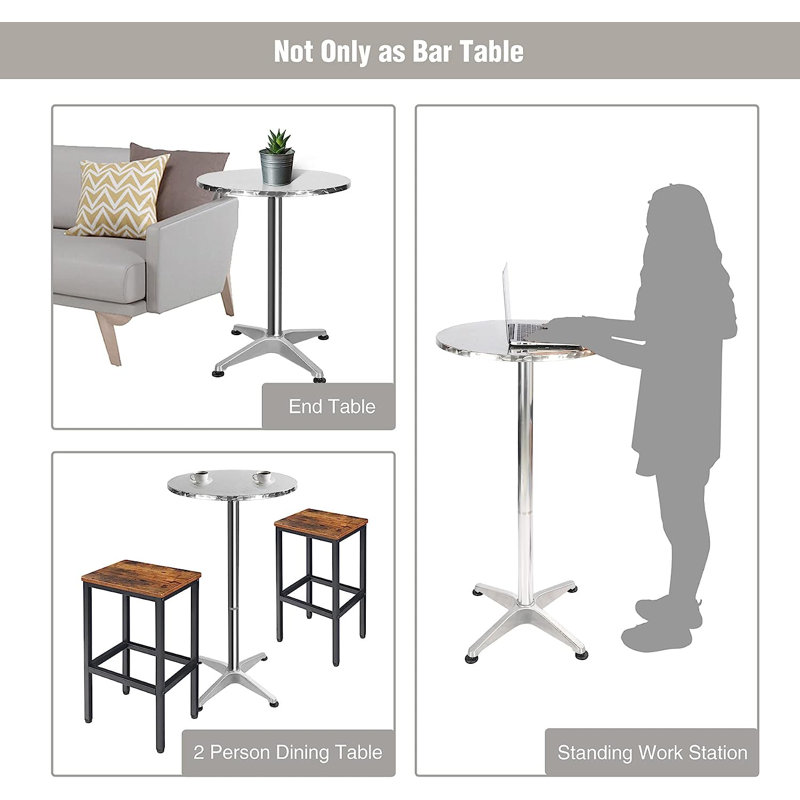 Dracy Round Metal Dining Table