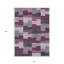 Tapis intérieur / extérieur lavable mauve et gris anthracite 8 pi x 10 pi Merlot