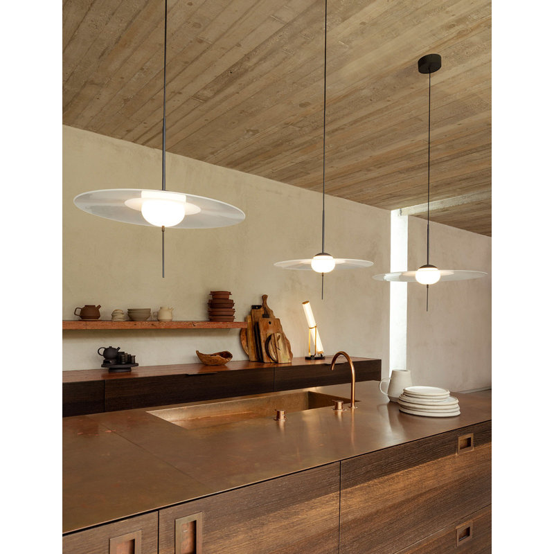 Mono 1 - Light LED Chandelier, 14.17" H x 15.74" W x 15.74" D