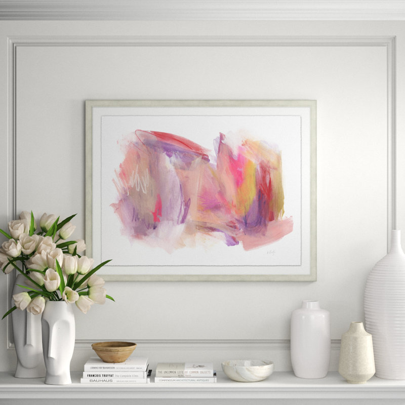 Tulip Tantrum 1' Framed Print on Glass