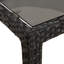 Table de patio en verre trempé et poly rotin Latitude Run®-1820440977-1820440982