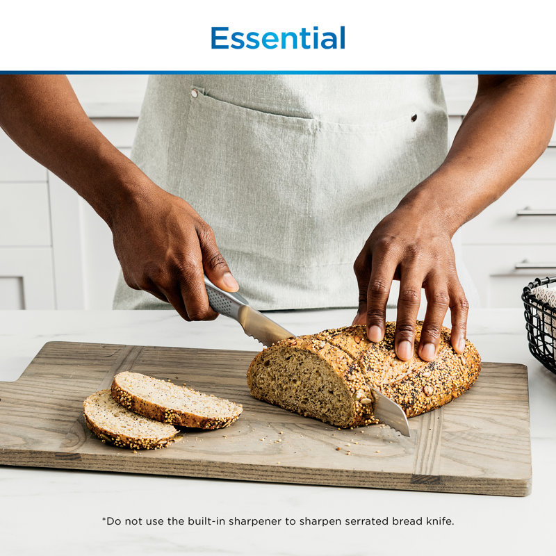 Ninja Ninja NeverDull Essential 12-Piece Stainless Knife System with Built-in Sharpener