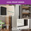 Porte de douche simple avec verre transparent l 26 po x H 72 po-102351467