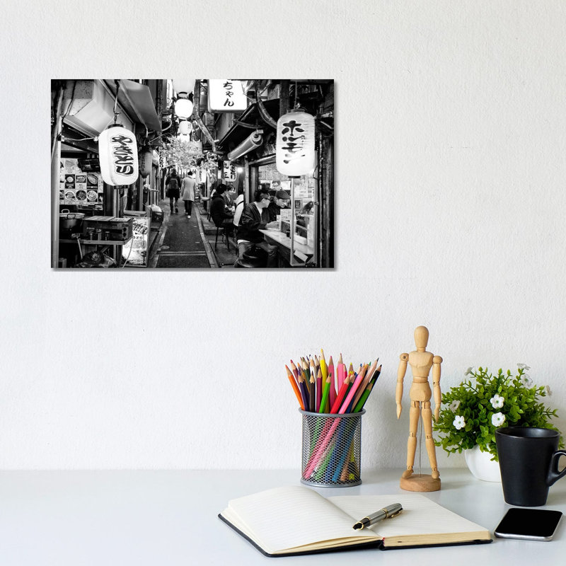 Omoide Yokocho by Philippe Hugonnard - Wrapped Canvas Print, 20.32 cm H x 30.48 cm W