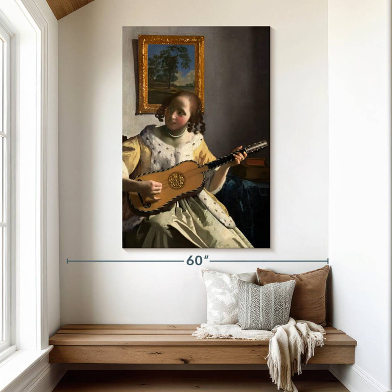 Abarca The Guitar Player, 51" H x 34" W