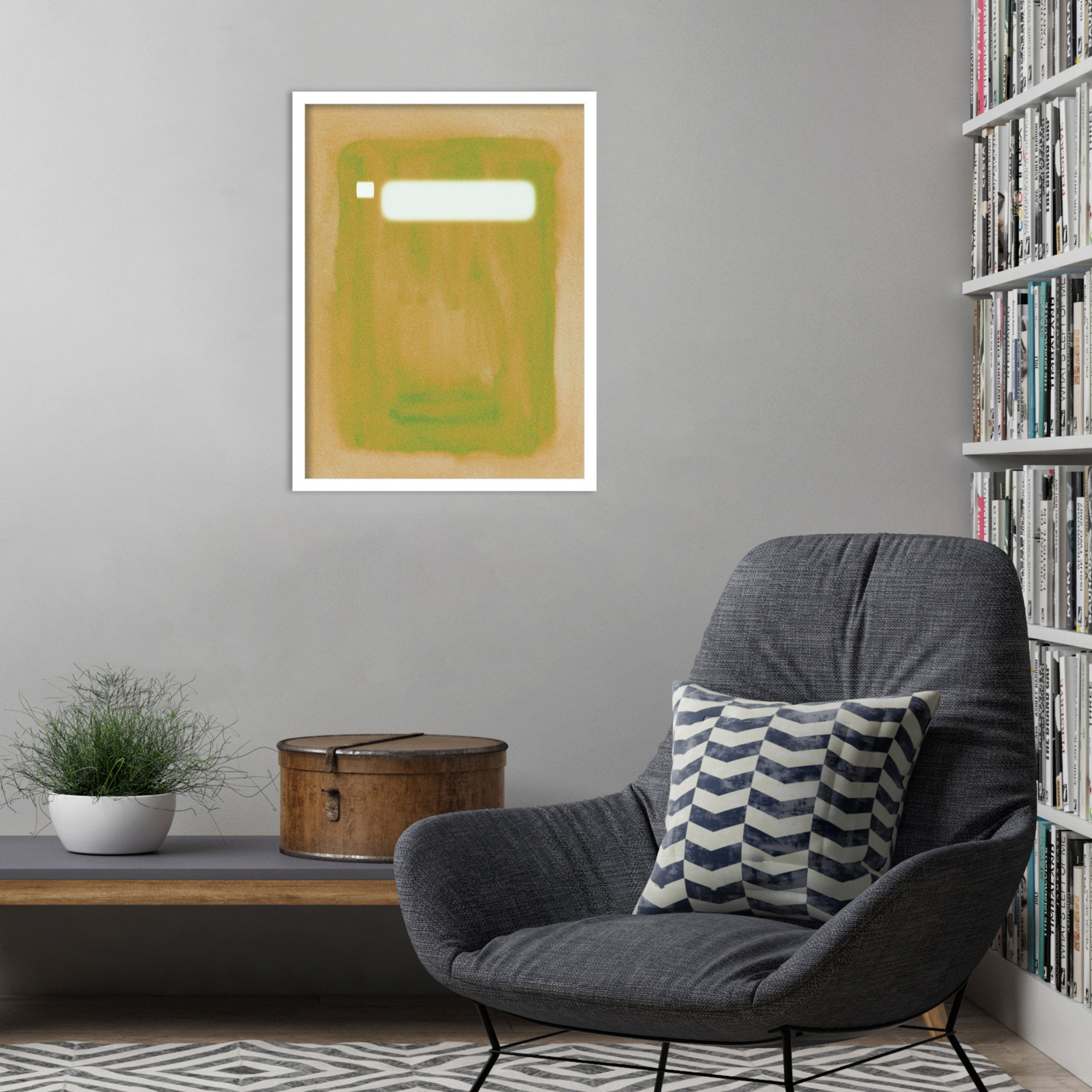 Focal Point II by Melissa Wang Wood Framed Wall Art Print, White, 25" H x 19" W