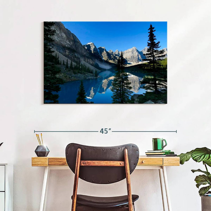 Alvord Peaceful Moraine Lake, H 26 po x l 39 po