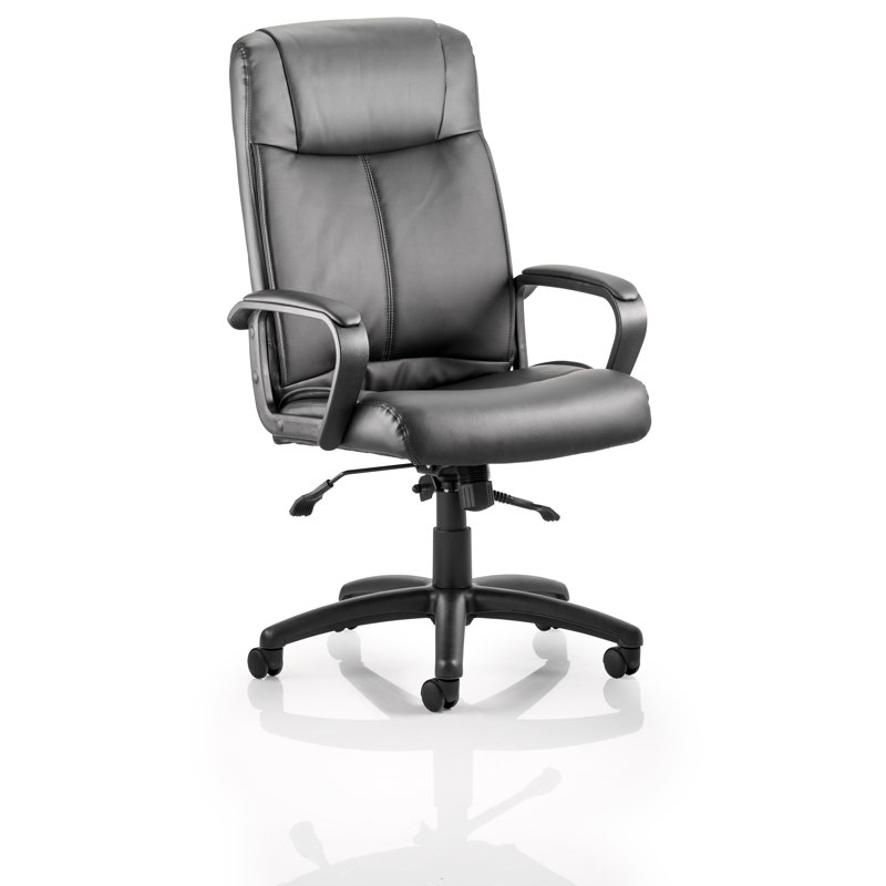 Poros Genuine Leather Executive Chair with Headrest
