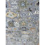 Tapis unique gris de 9 pi 1 po x 13 pi 5 po