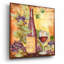 «Grapevine & Wine» par Art Licensing Studio, art mural en verre acrylique-260941727