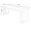 Bureau rectangulaire en bois massif noir-108772212