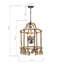 Lustre cylindrique 3 lumières lanterne Ruyle
