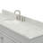 Partham 67'' Single Bathroom Vanity with Carrara Marble Top-93068108