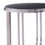 Table de bout ronde en verre