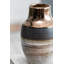 Vase de table en céramique intérieur / extérieur 11 "Earth Tone