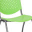 Chaises de vestibule empilables en plastique avec dossiers perforés Oliverson-848270530-809560535