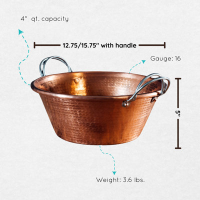 Permian Copper Jam Pans, 4 Quart