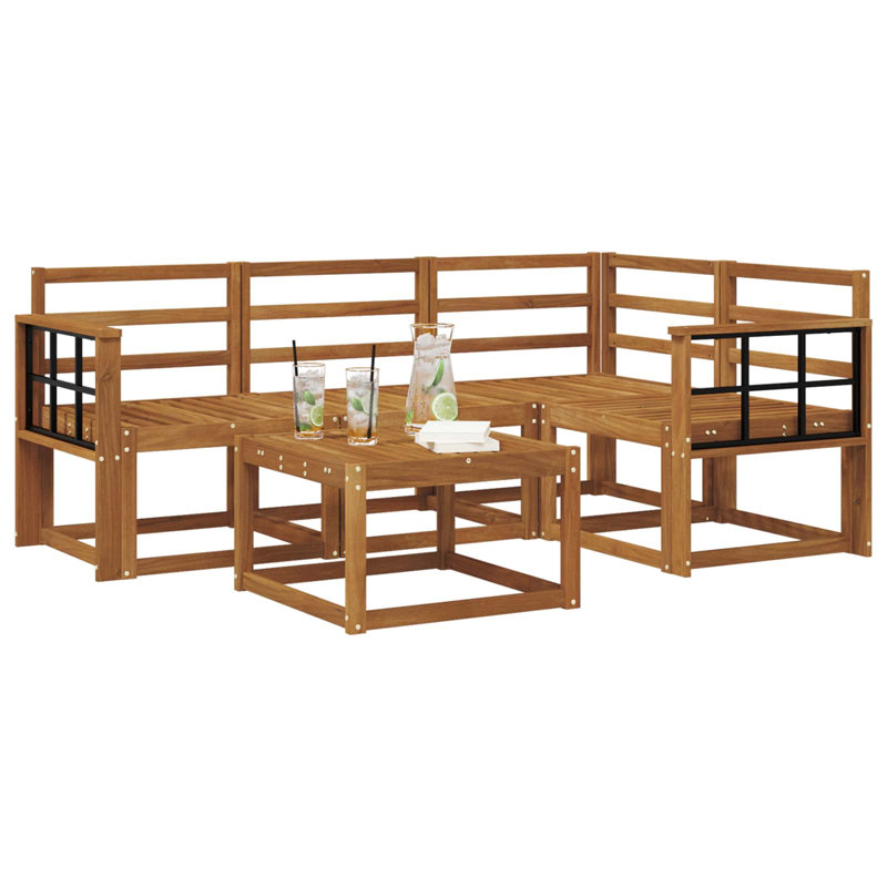 187.5cm Wide Patio Sectional Set