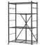Tablette de rangement pliante avec roulettes