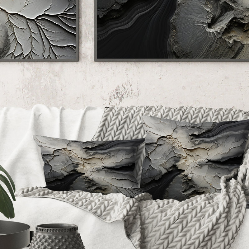 Coussin décoratif gris Sode