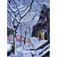 Morning Snow Print by Evan Sklar