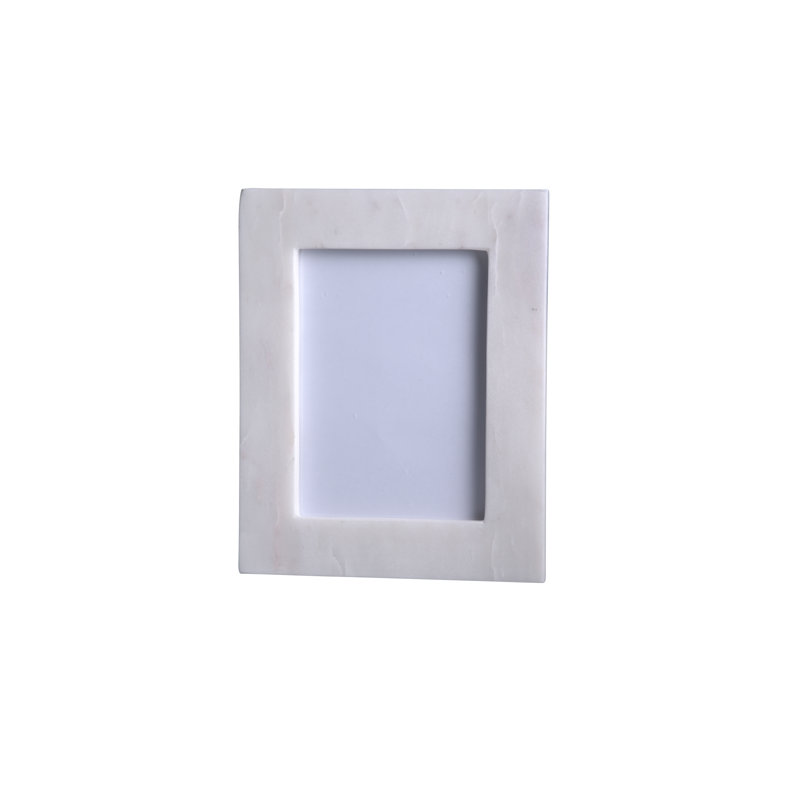 Cadre photo simple Matheson, 3.5" x 3.5", Blanc
