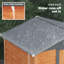 6 ft. W x 5 ft. D Overlap Apex Metal Garden Shed