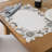 Luxurious Alois Collection Placemats with Embroidered Floral Motif for Elegant Christmas Dining Table Decor