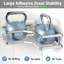 Ensemble de 3 tablettes de rangement en coin antirouille-1311441214-1311441211