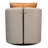 Bronson Upholstered Swivel Barrel Chair