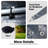 Carport Replacement Canopy Cover, Waterproof & Uv Protected Tarp With 72 Elastic Buckles Suit For Garage Shelter, Frame Is Not Included-113412697