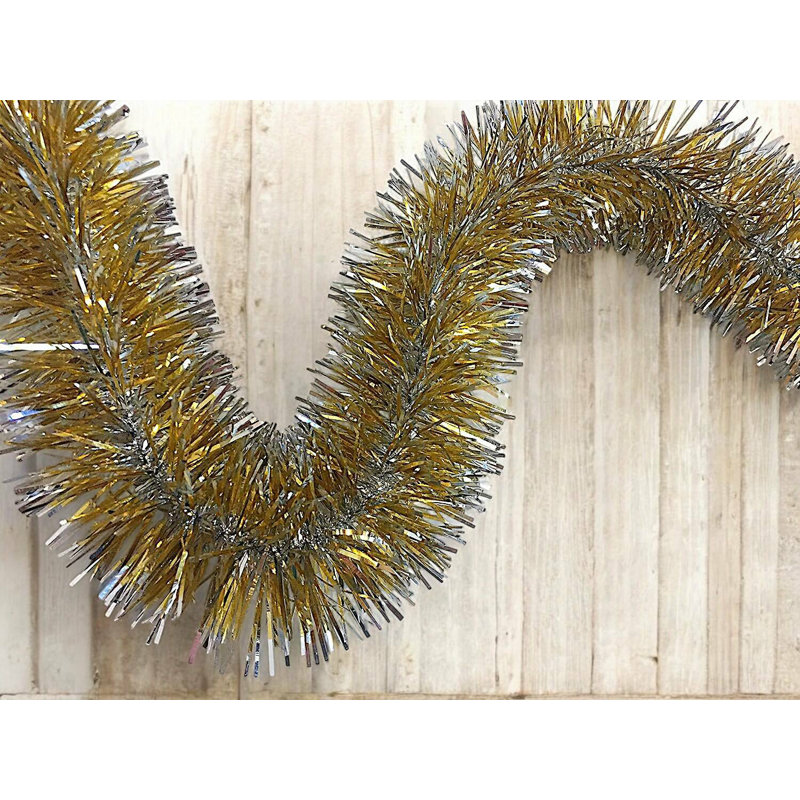 7cm Faux Garland, Gold/Silver