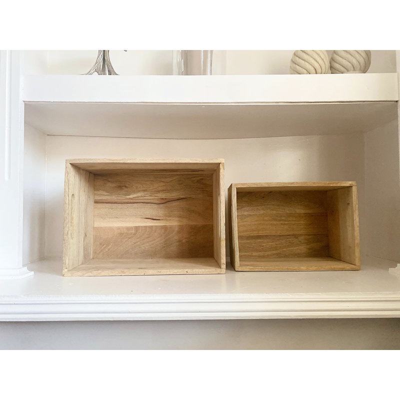 Union Rustic Decorative Bin