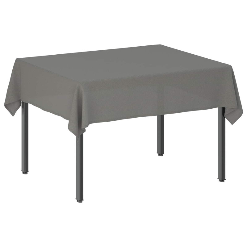  Table Cloth Tablecloth Dining Cover Kitchen Living Room Polyester Decor, 160 cm L, 1, Light Grey