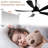 42" Wet Rated Plug-in Indoor Outdoor Ceiling Fan with Dimmable LED Lights and Remote Control, 6 Speeds Waterproof Patio Ceiling Fan with 3 Color LED Light